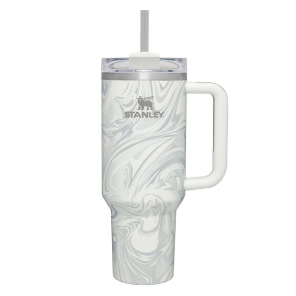 NWT Stanley The Quencher H2.0 FlowState™ Tumbler 30 oz Polar Swirl - Picture 1 of 11
